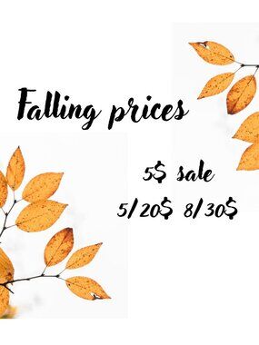 Falling prices sale 🍁🍂